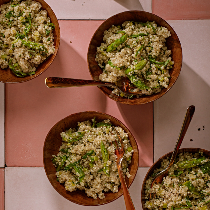 Grüner Quinoa-Salat