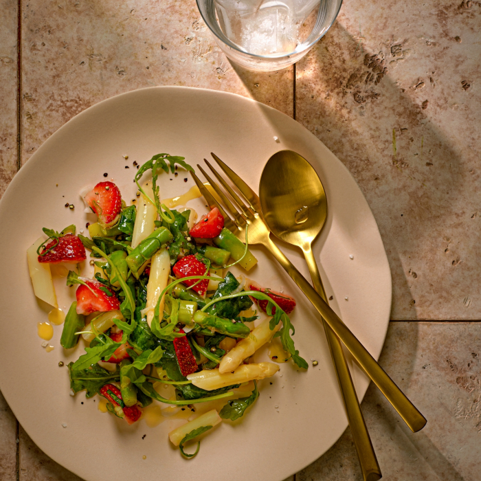 Asparagus and Strawberry Salad