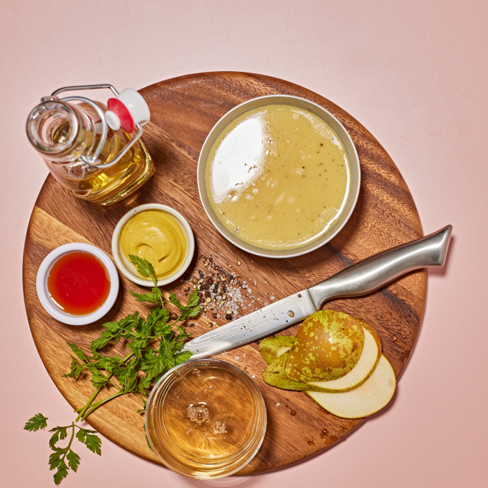 Birnel-Senf-Dressing